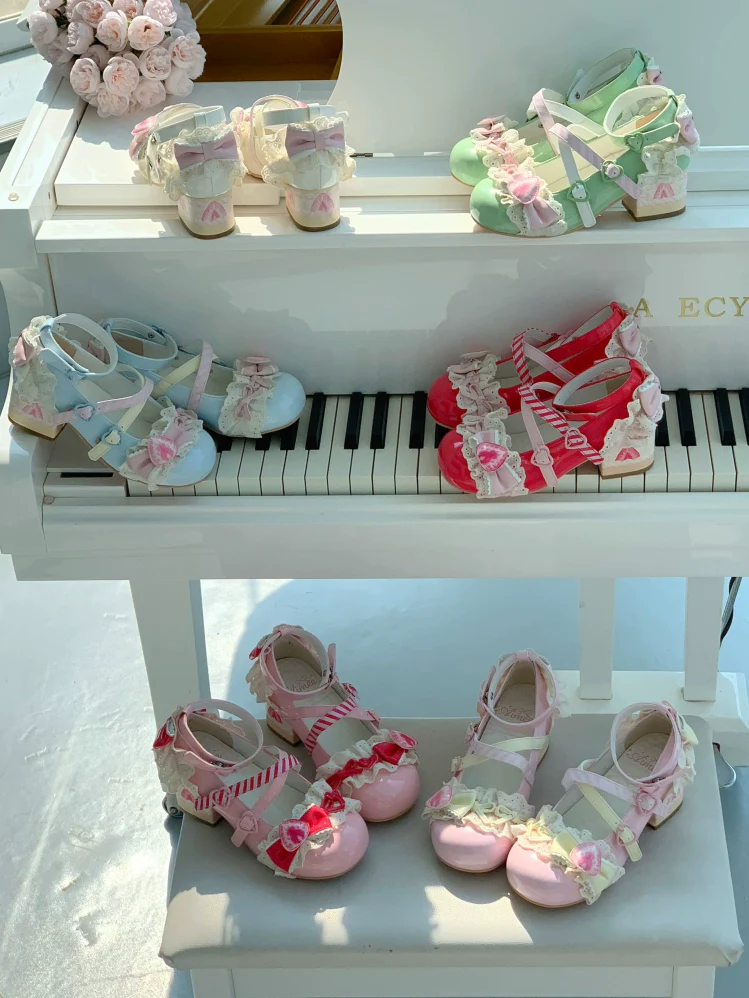 Aimee - Strawberry Limited 2.0 - Sweet Lolita Mary Jane Heel Shoes - Image 15