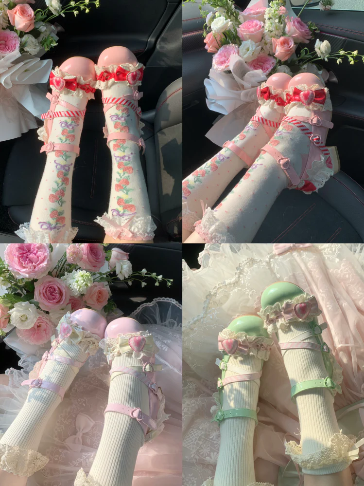 Aimee - Strawberry Limited 2.0 - Sweet Lolita Mary Jane Heel Shoes - Image 20