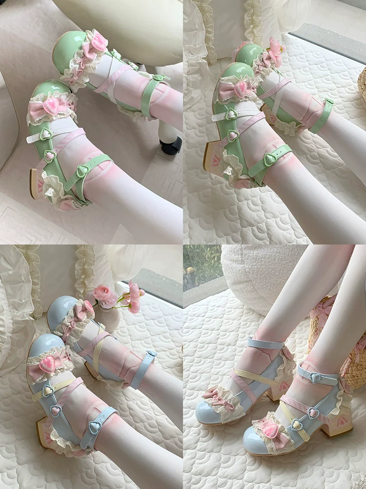 Aimee - Strawberry Limited 2.0 - Sweet Lolita Mary Jane Heel Shoes - Image 22