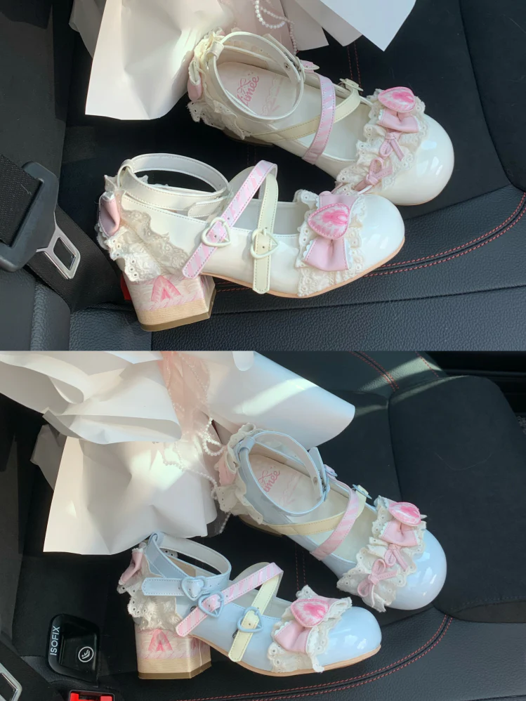 Aimee - Strawberry Limited 2.0 - Sweet Lolita Mary Jane Heel Shoes - Image 26