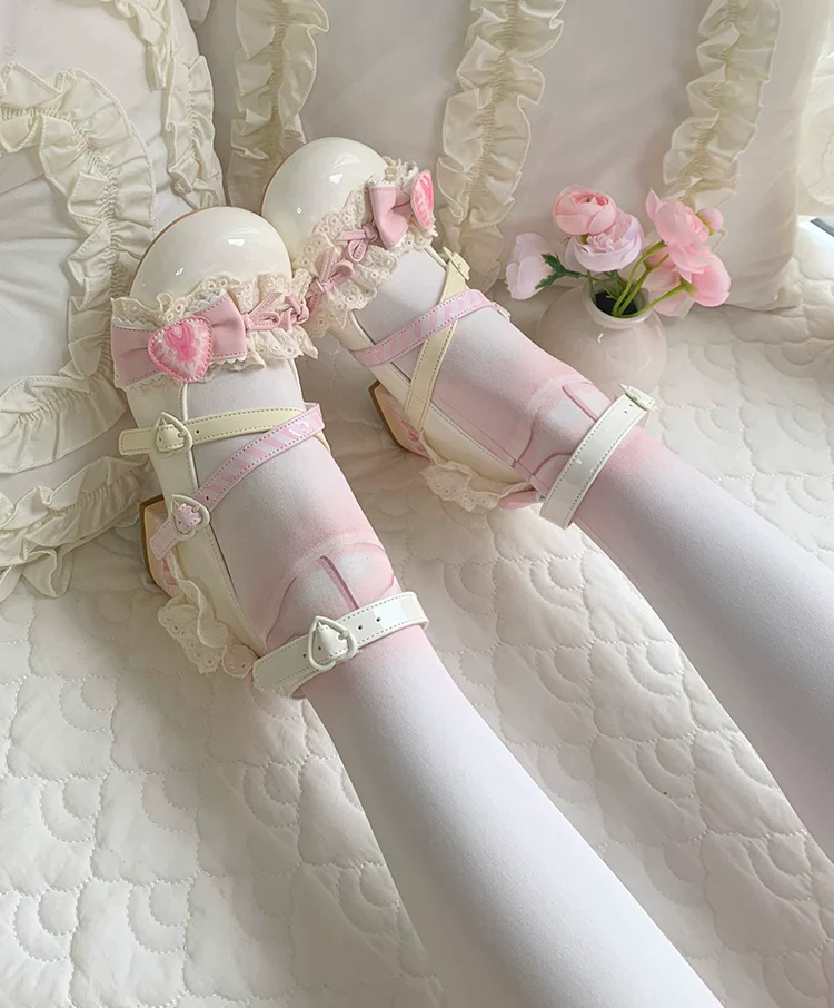 Aimee - Strawberry Limited 2.0 - Sweet Lolita Mary Jane Heel Shoes - Image 6