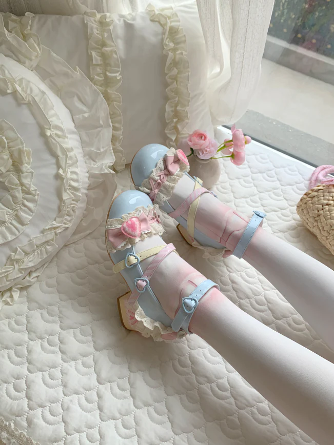 Aimee - Strawberry Limited 2.0 - Sweet Lolita Mary Jane Heel Shoes - Image 8