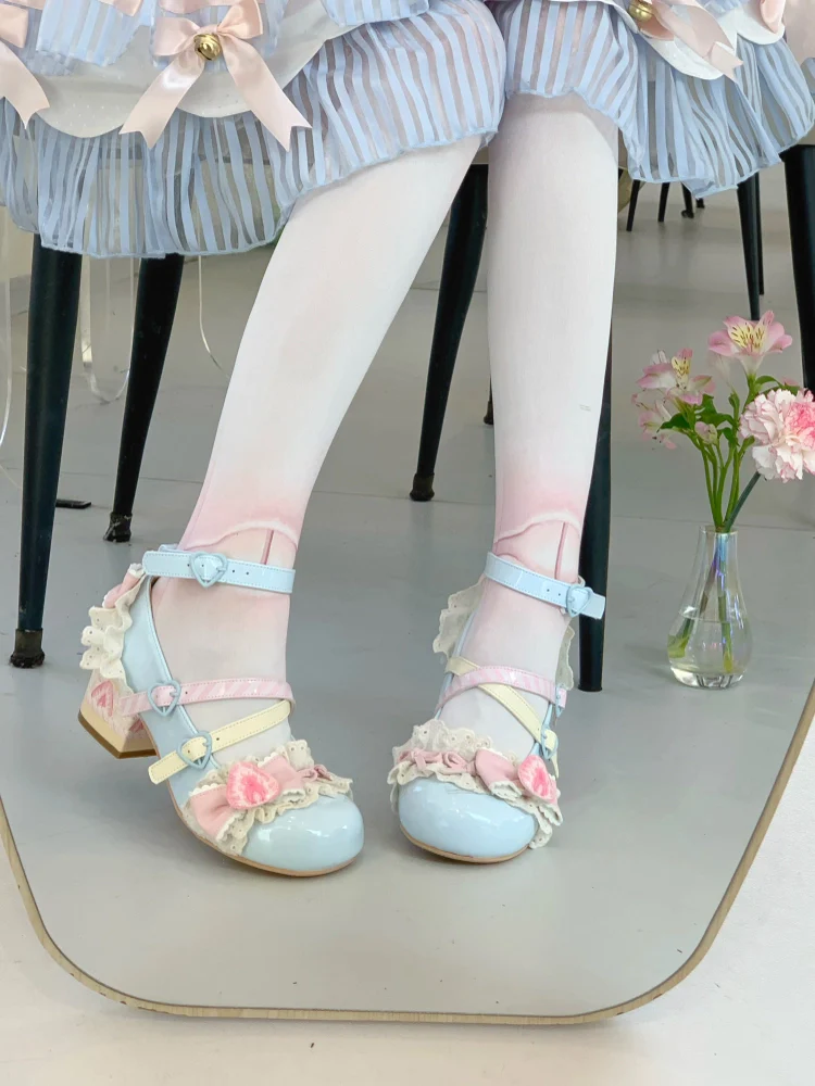 Aimee - Strawberry Limited 2.0 - Sweet Lolita Mary Jane Heel Shoes - Image 9