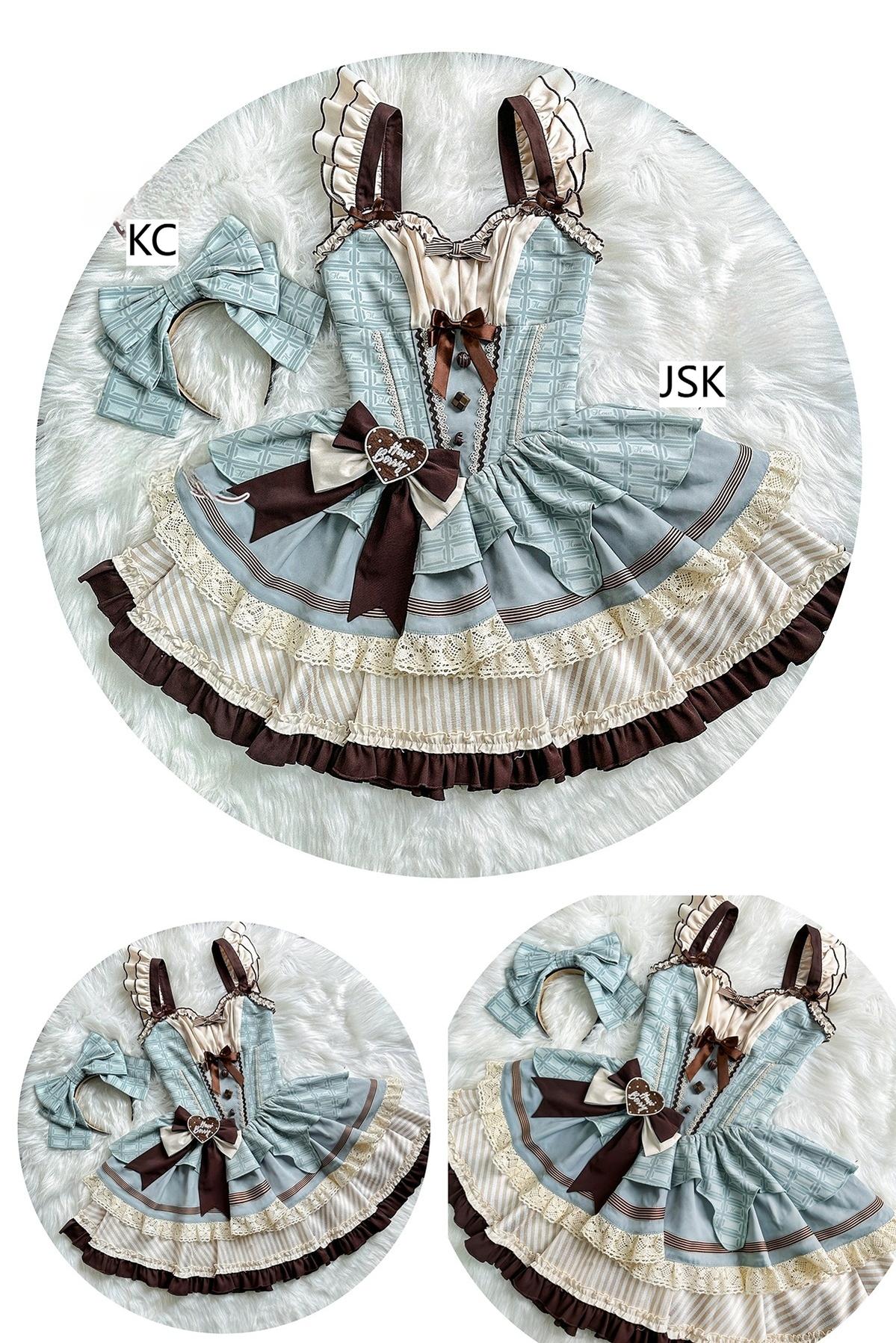 Hawthorn Berries - Thin Choco - Sweet Lolita Petite JSK Puffy Mini Dress KC - Image 21