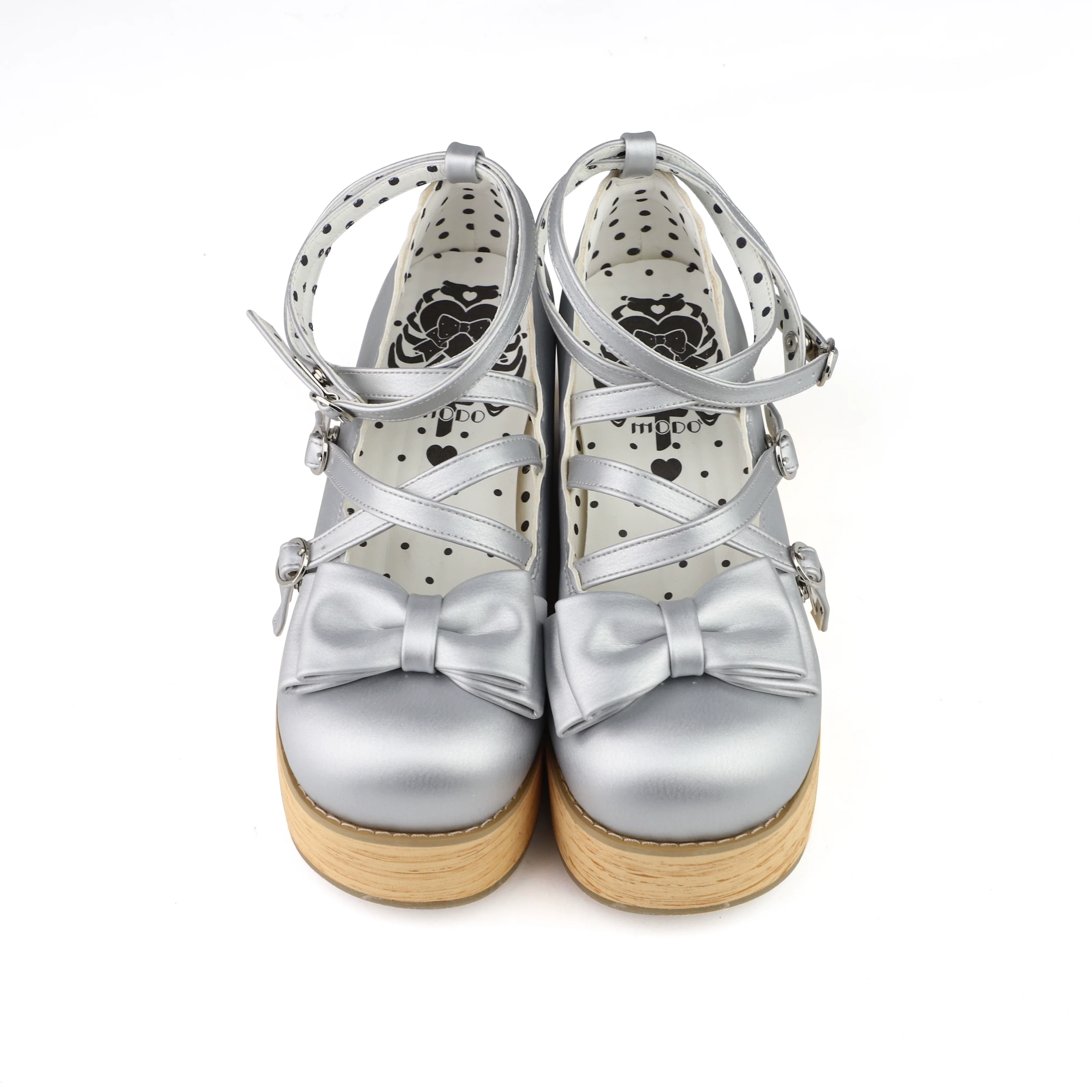 Puff Tata - Sweet Lolita Platform Shoes, Adjustable Straps - Image 19