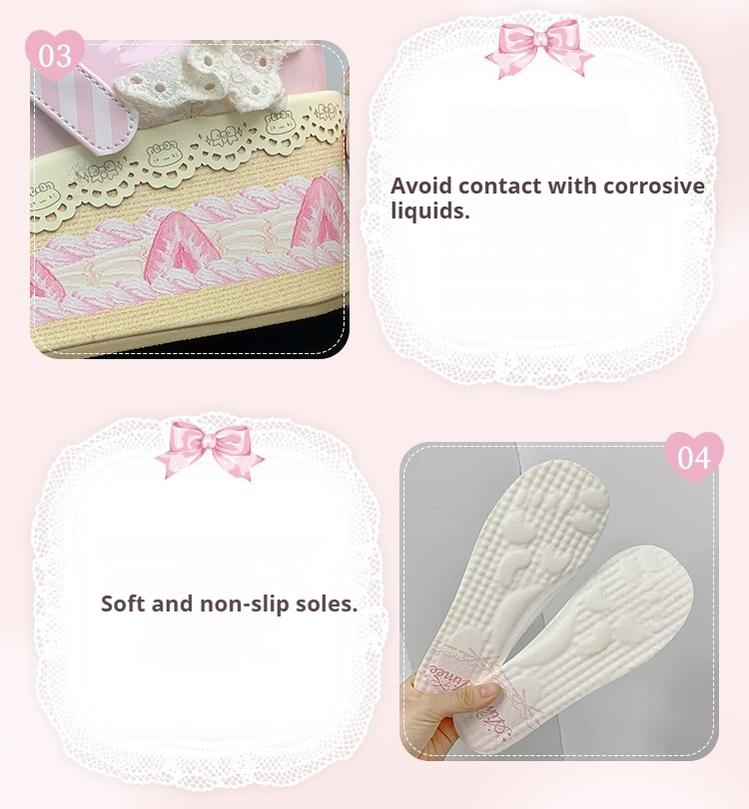 Aimee - Strawberry Limited - Sweet Lolita Platform Shoes Girlish Shoes - Image 18