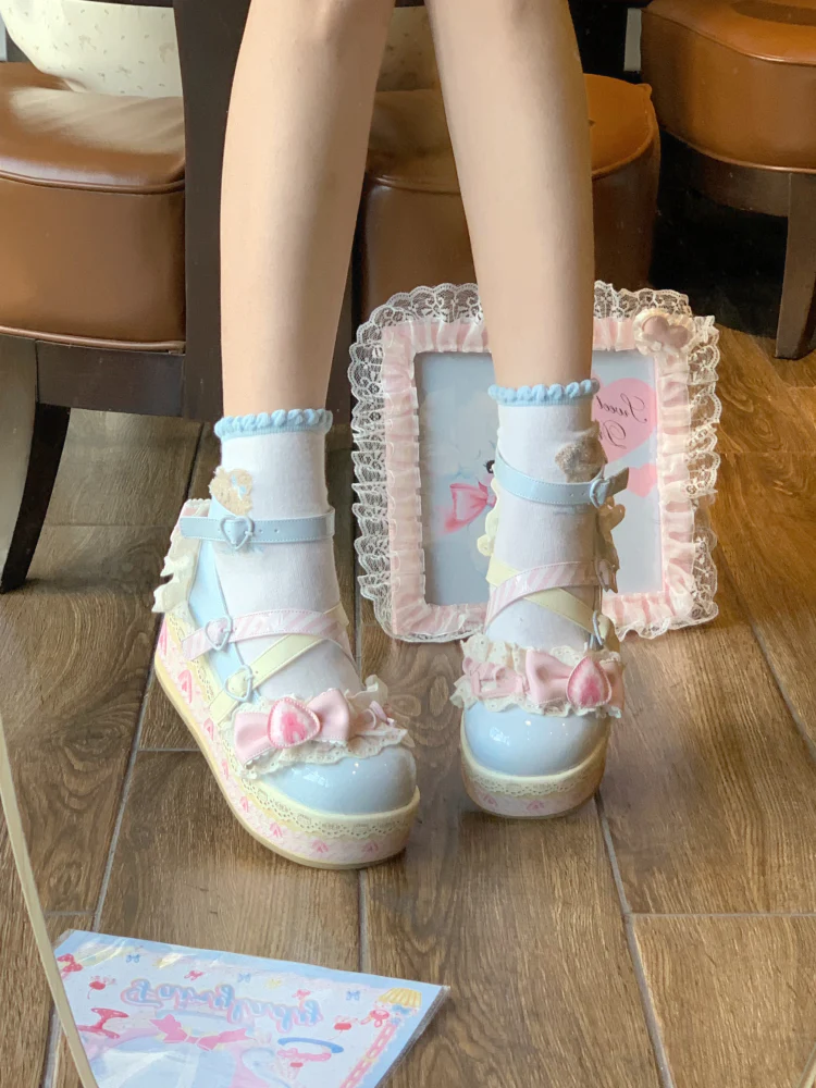 Aimee - Strawberry Limited - Sweet Lolita Platform Shoes Girlish Shoes - Image 3