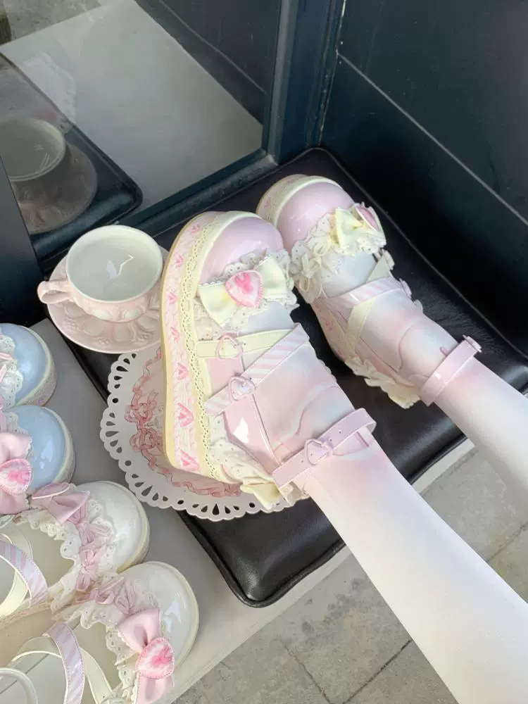 Aimee - Strawberry Limited - Sweet Lolita Platform Shoes Girlish Shoes - Image 5
