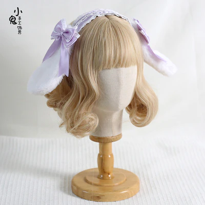 Xiaogui - Sweet Lolita Rabbit Ear KC Headband - Image 6