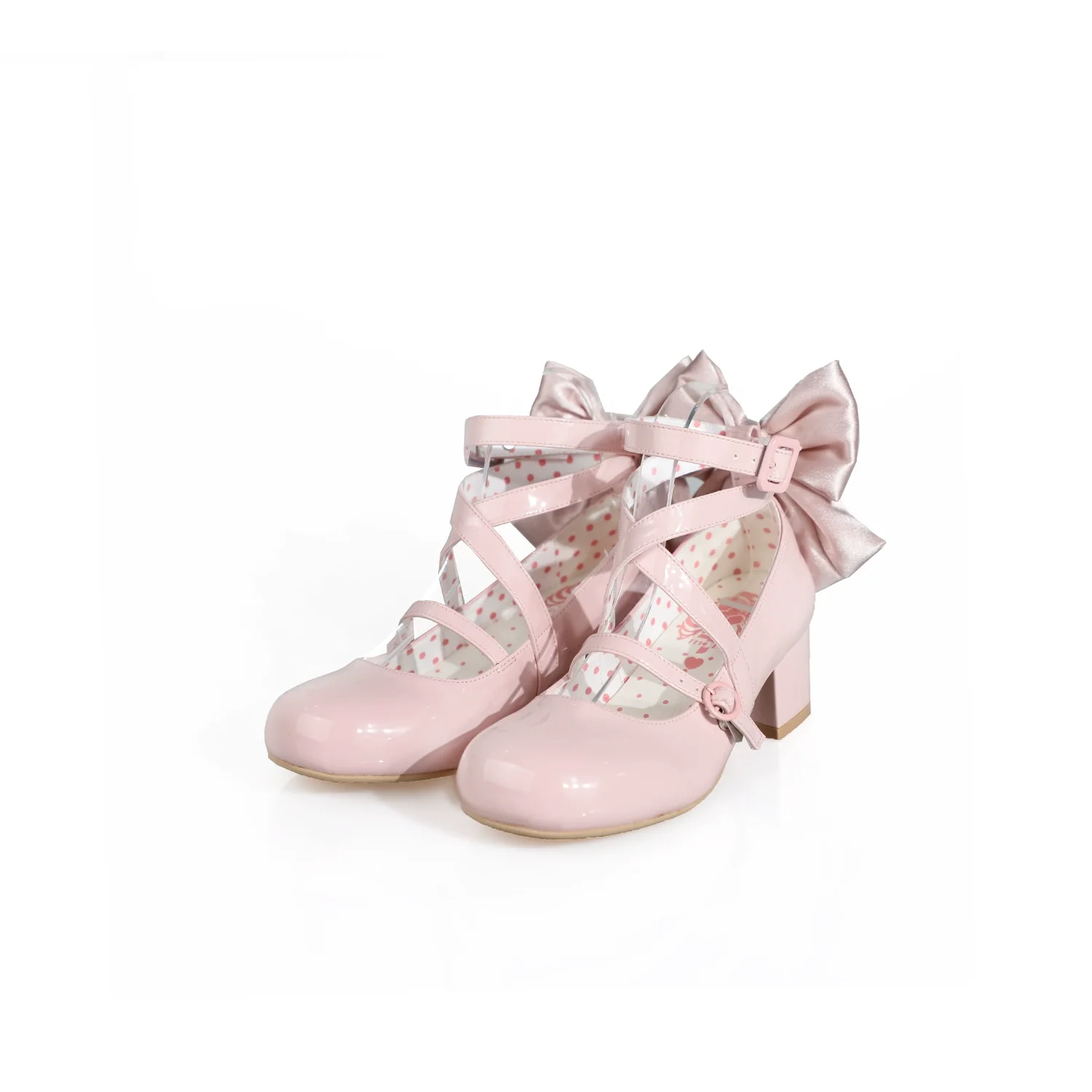 MODO - Follow in the Moonlight - Sweet Lolita Round Toe Shoes with Large Bow - Image 26