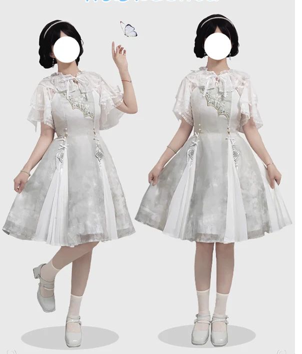 Sweetheart Curtain - Sweet Lolita Shawl Short Sleeve Lace Cardigan - Image 16