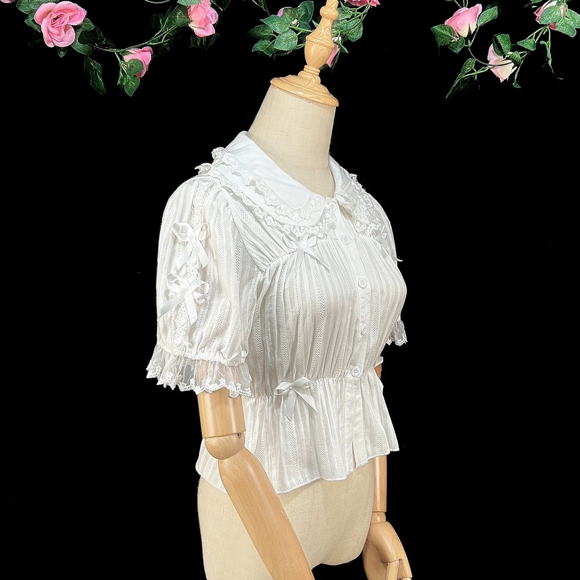 Sweet Lolita Shirt Doll Collar Blouse High-waisted - Image 14