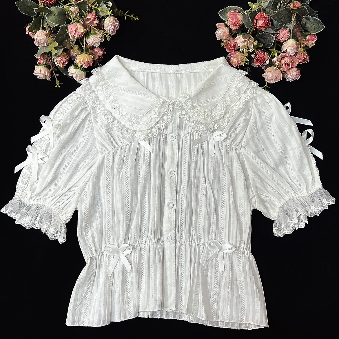 Sweet Lolita Shirt Doll Collar Blouse High-waisted - Image 18