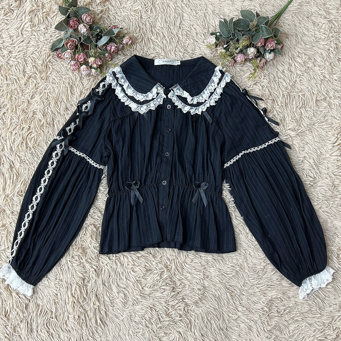 Sweet Lolita Shirt Doll Collar Blouse High-waisted - Image 37