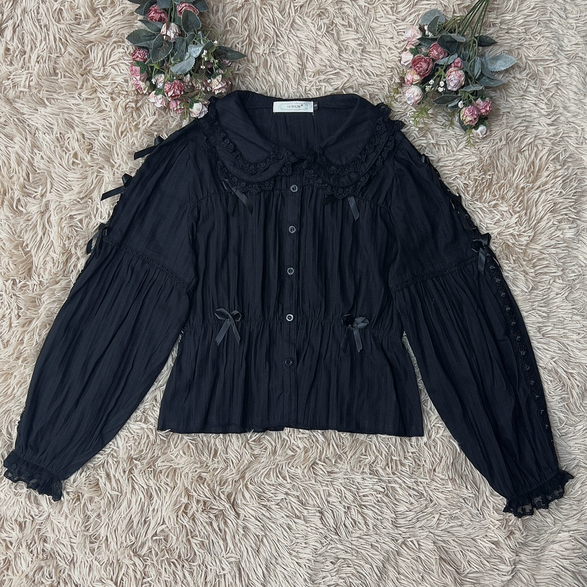 Sweet Lolita Shirt Doll Collar Blouse High-waisted - Image 40