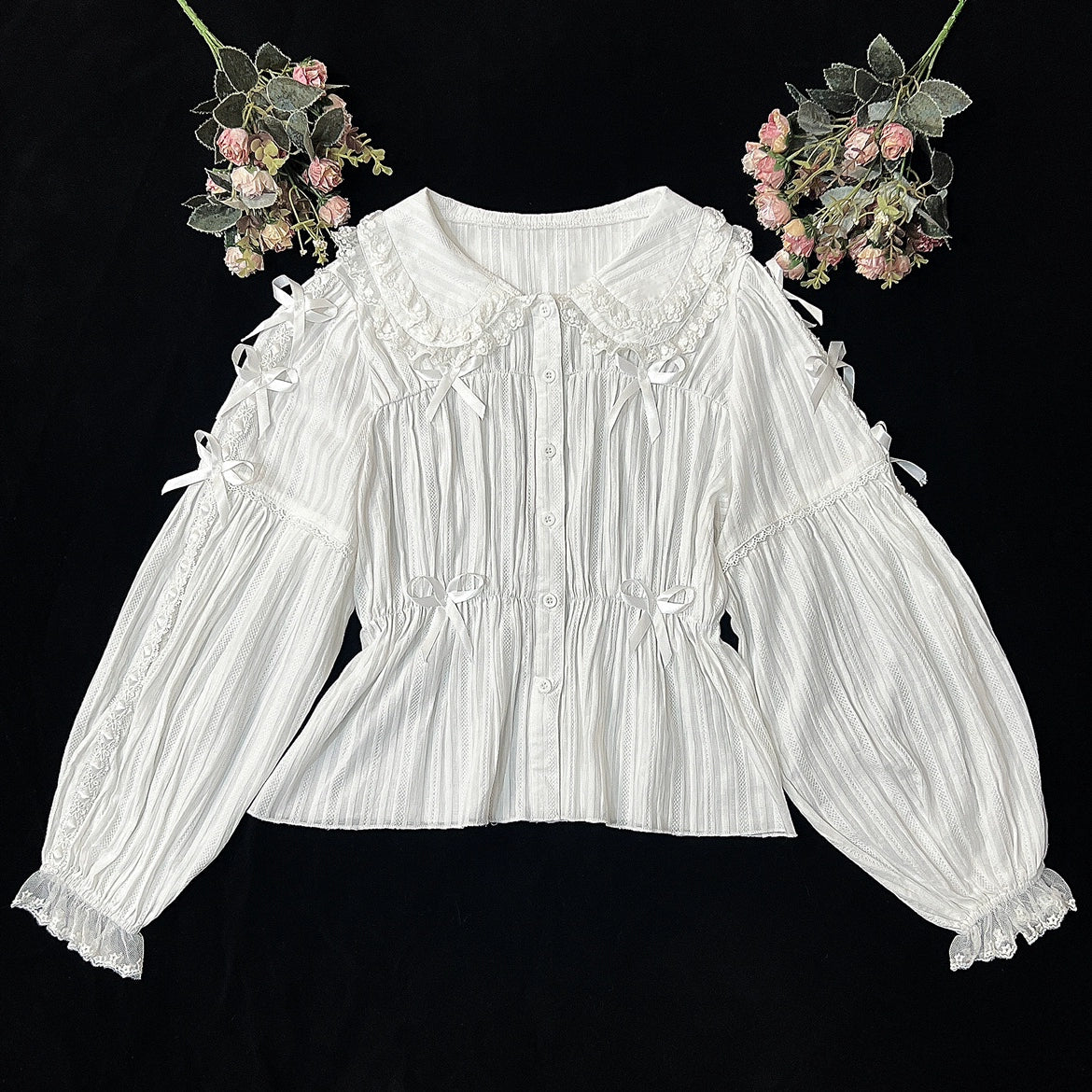 Sweet Lolita Shirt Doll Collar Blouse High-waisted - Image 42