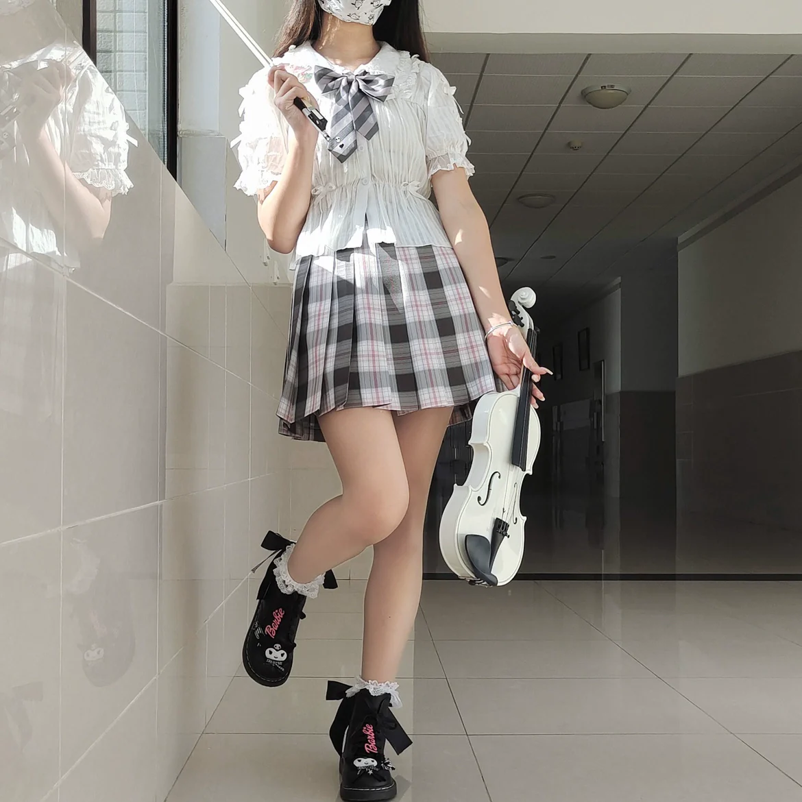 Sweet Lolita Shirt Doll Collar Blouse High-waisted - Image 5