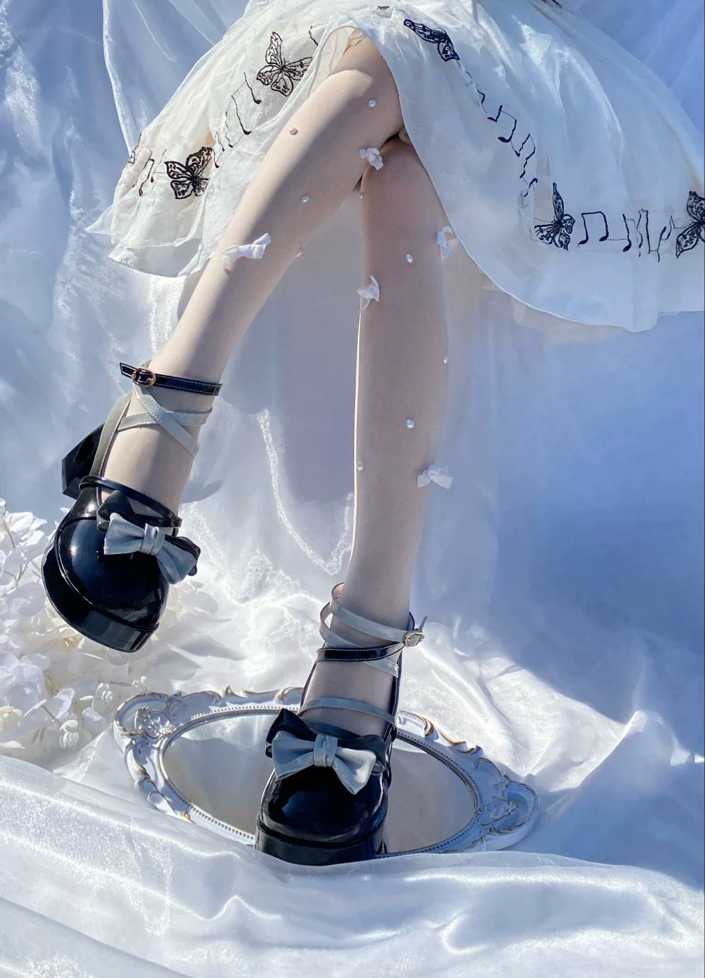 A Can of Cocoa - Heart Function - Sweet Lolita Shoes Gradient Color High Heels - Image 19