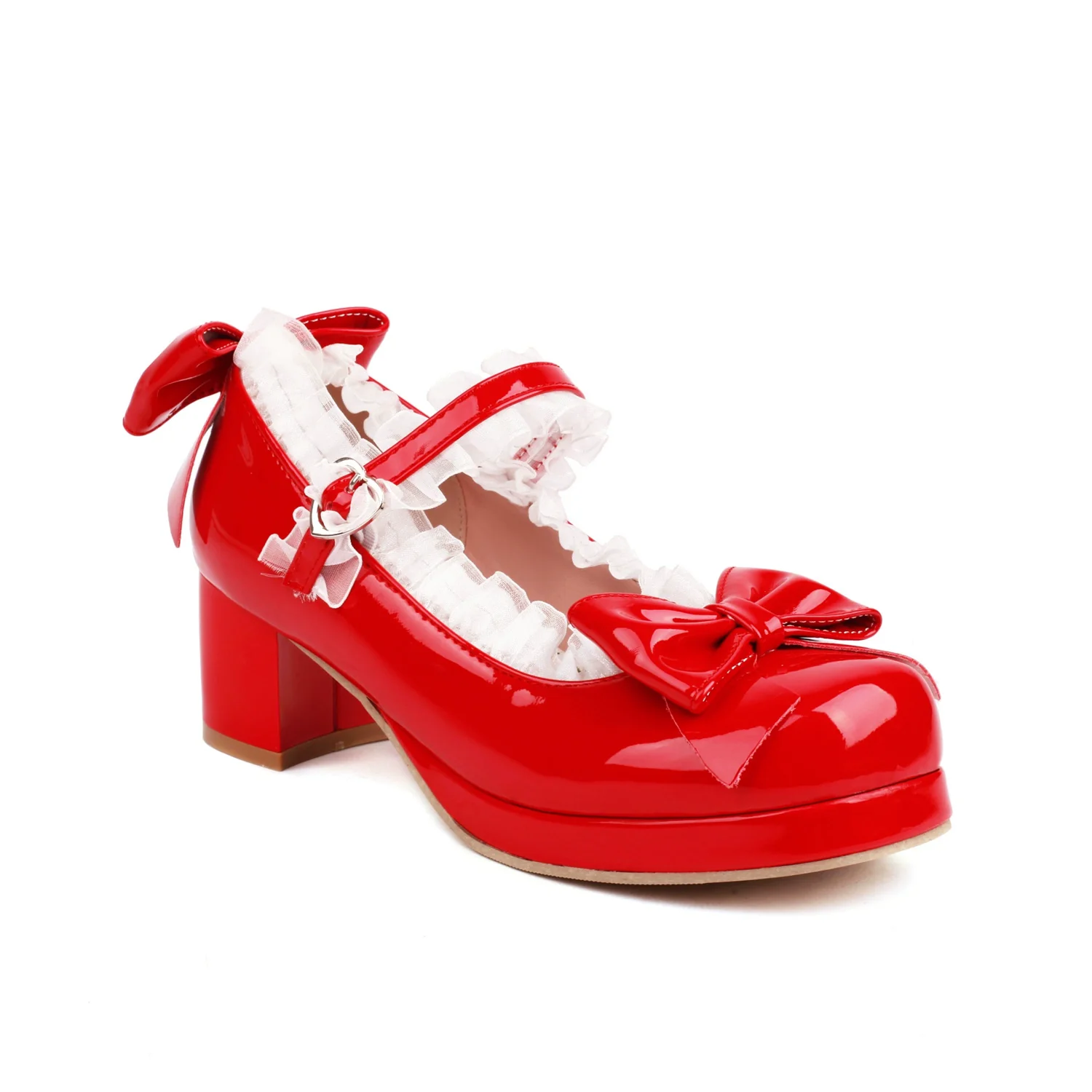 Yana - Rainbow Yana - Sweet Lolita Shoes, Lace & Bow Design - Image 15