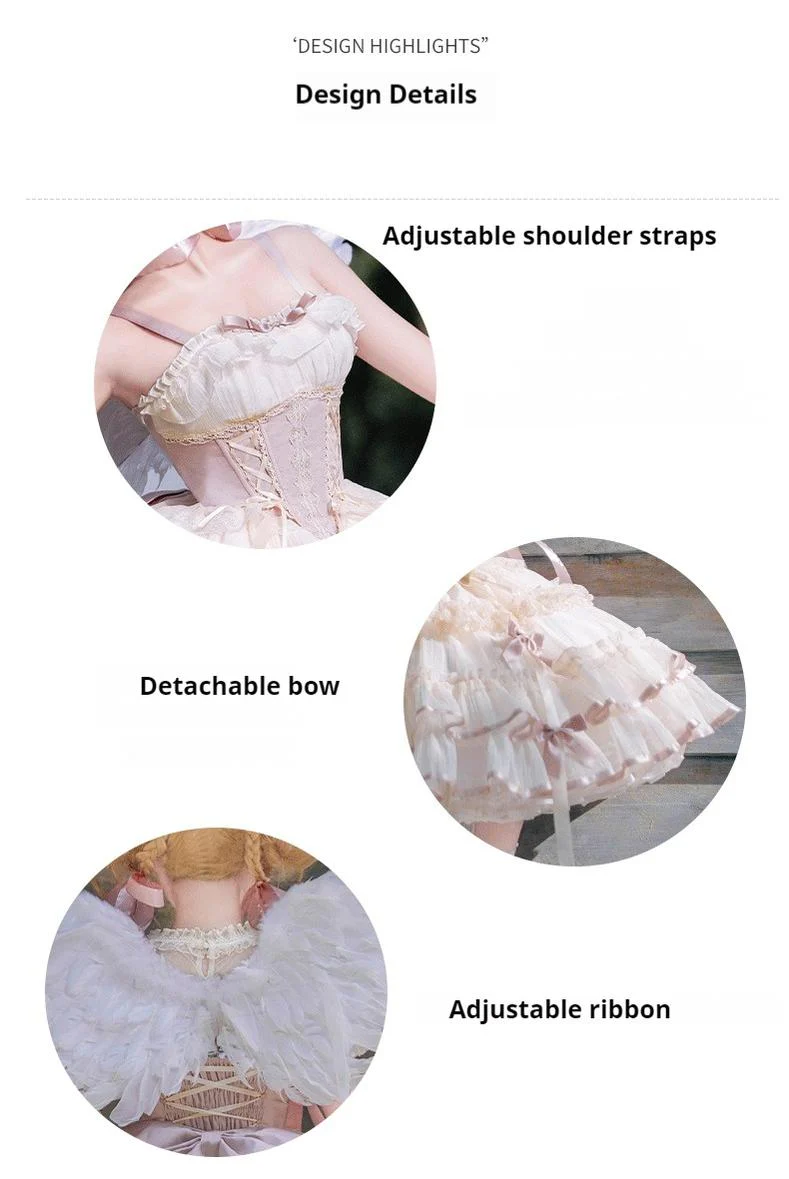 Time Waltz - Sweet Lolita Short Dress Ballet Style JSK - Image 18