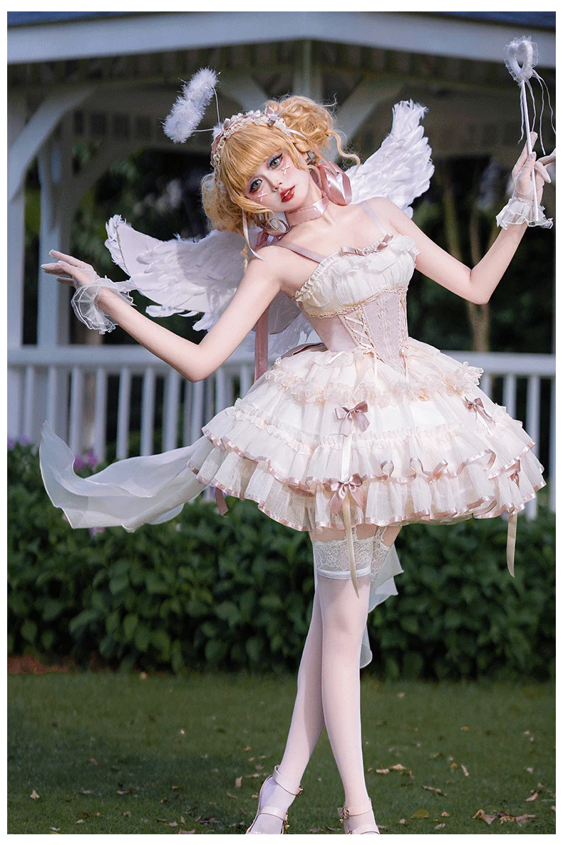 Time Waltz - Sweet Lolita Short Dress Ballet Style JSK - Image 2