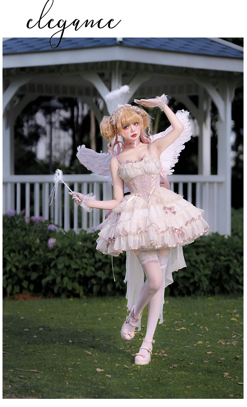 Time Waltz - Sweet Lolita Short Dress Ballet Style JSK - Image 3