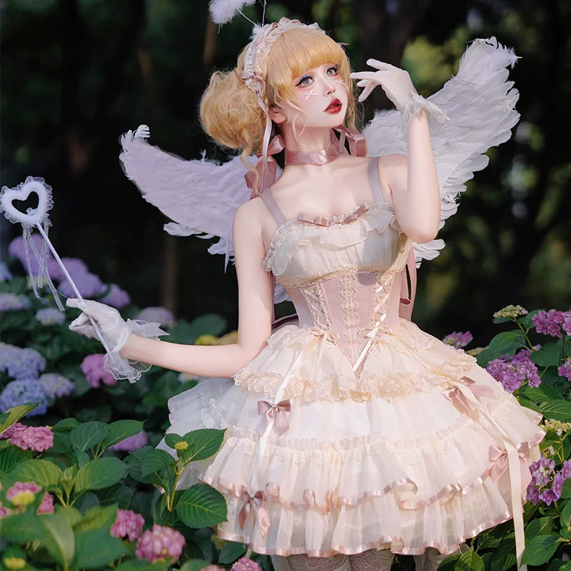 Time Waltz - Sweet Lolita Short Dress Ballet Style JSK - Image 5