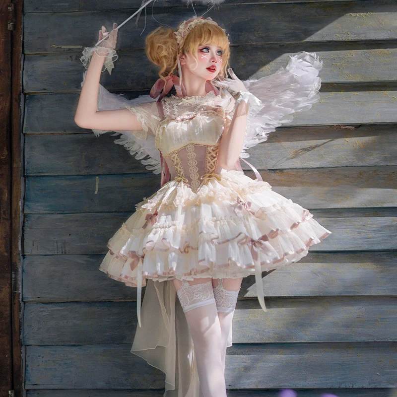 Time Waltz - Sweet Lolita Short Dress Ballet Style JSK - Image 7