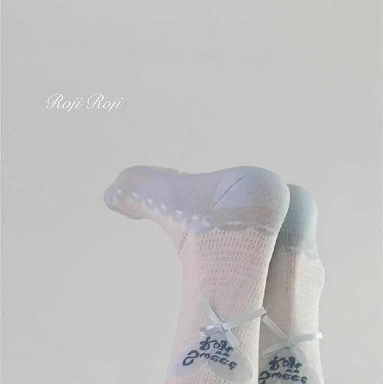 Roji Roji - Sweet Lolita Socks Cute Lolita Short Socks With Polka Dot - Image 28