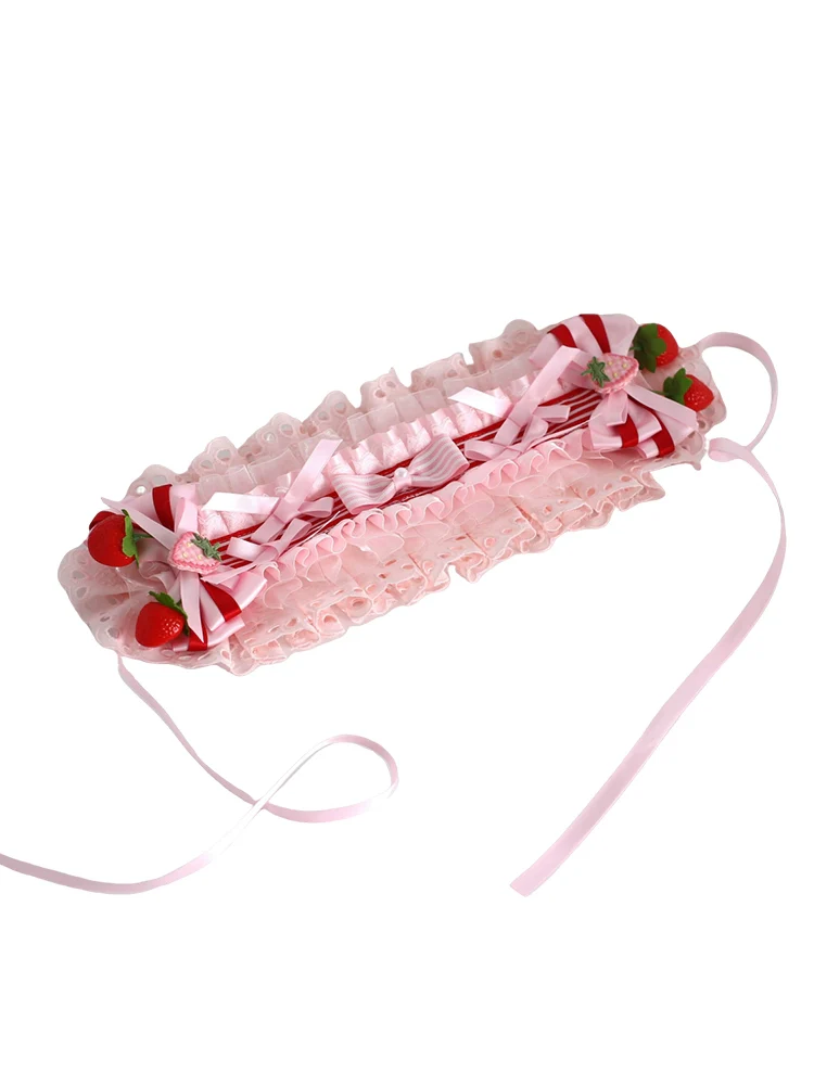Xiaogui - Sweet Lolita Strawberry Head Accessory - Image 13
