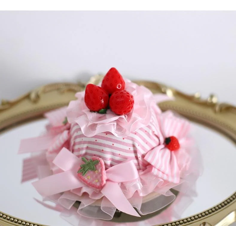 Xiaogui - Sweet Lolita Strawberry Head Accessory - Image 8
