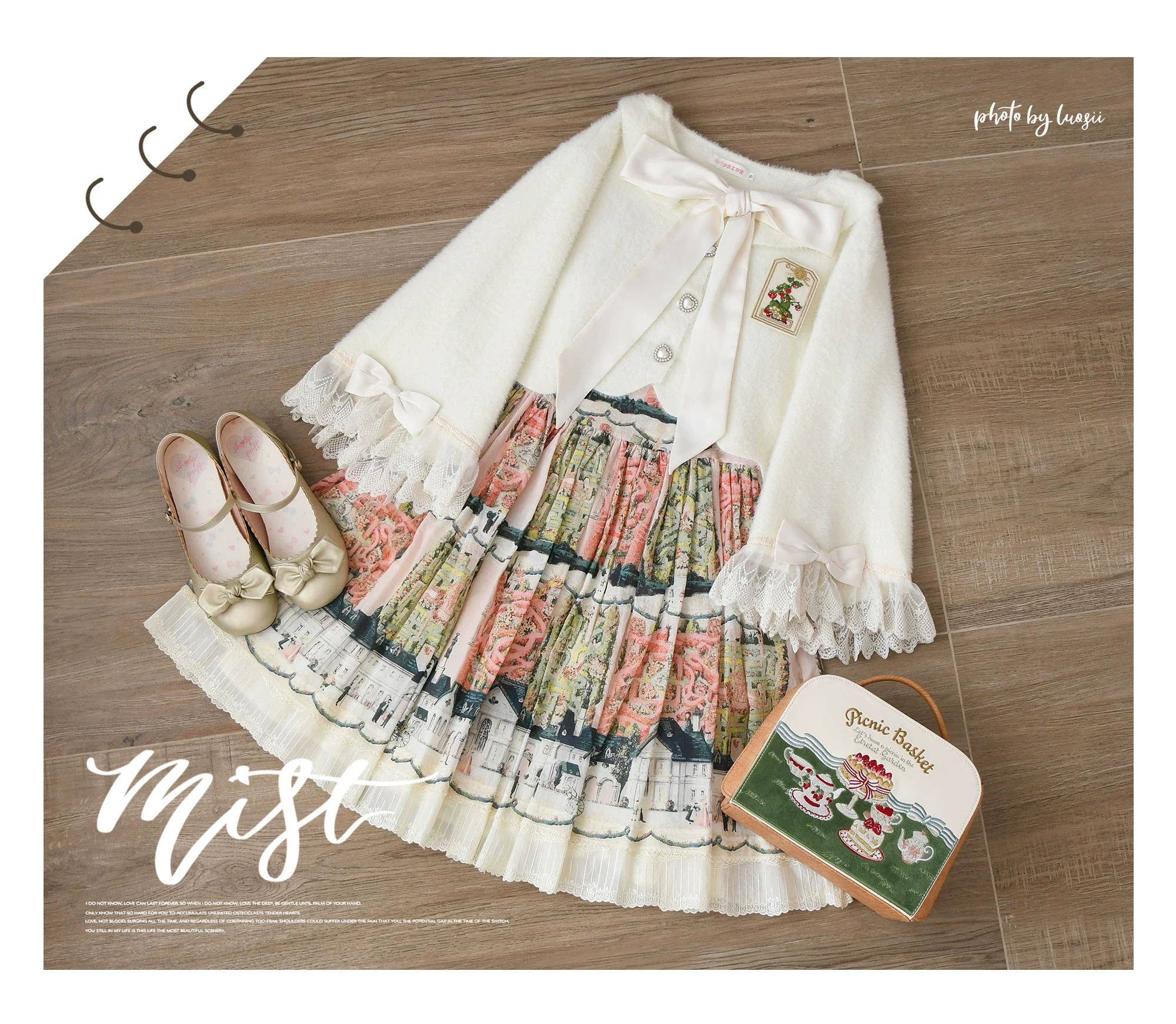 Qian's Letter - Sweet Lolita Sweater Winter Cardigan - Image 17
