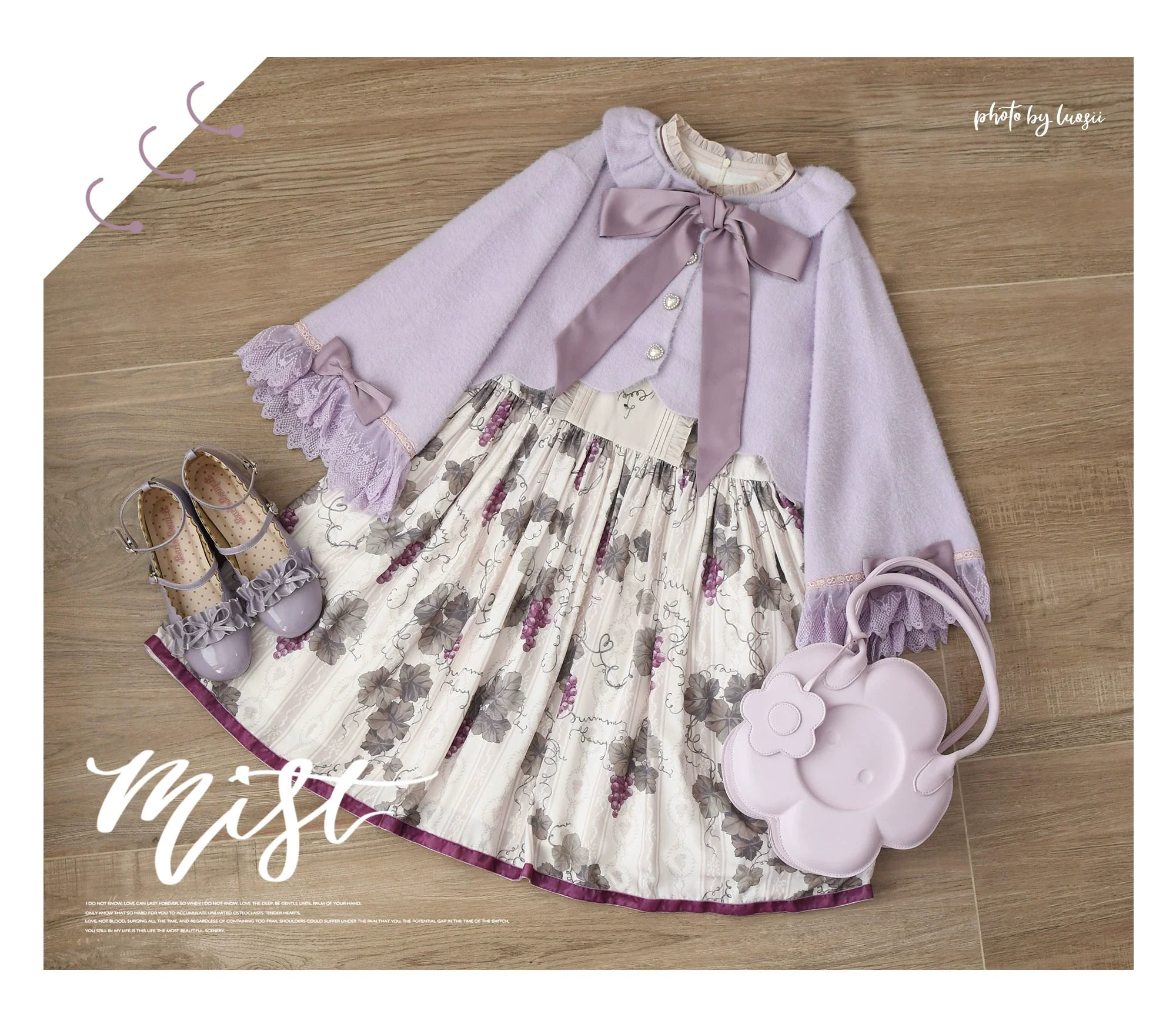 Qian's Letter - Sweet Lolita Sweater Winter Cardigan - Image 19