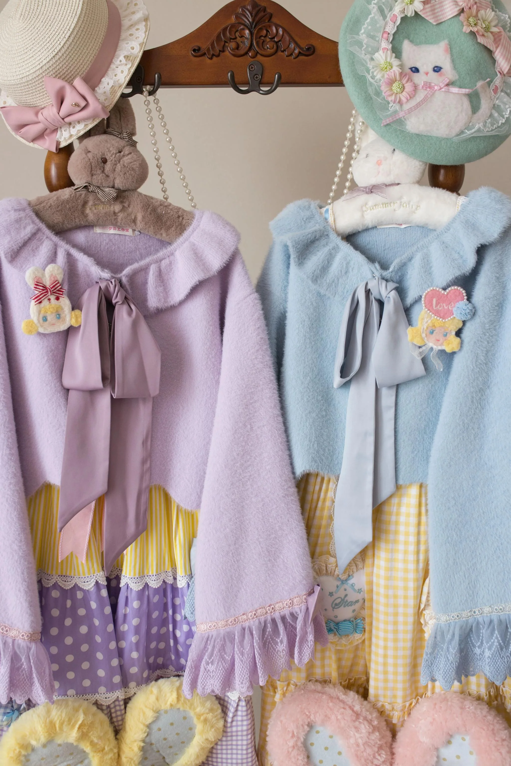 Qian's Letter - Sweet Lolita Sweater Winter Cardigan - Image 21