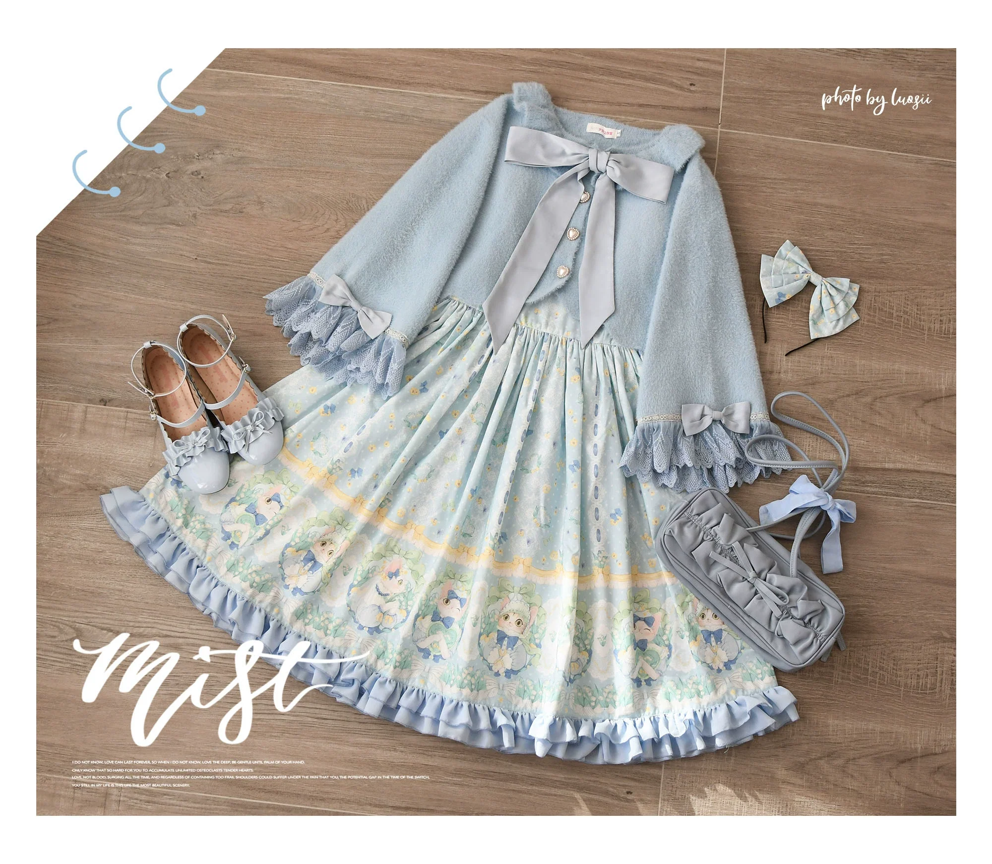 Qian's Letter - Sweet Lolita Sweater Winter Cardigan - Image 23