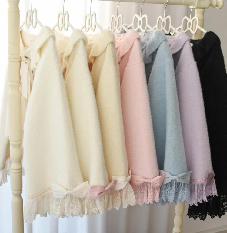 Qian's Letter - Sweet Lolita Sweater Winter Cardigan - Image 38
