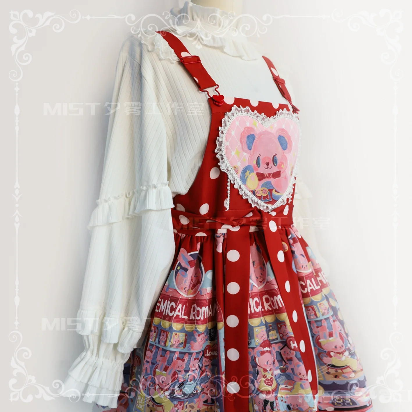 First Snow - Sweet Lolita Sweater Winter Puff Sleeve Knitting Innerwear - Image 52