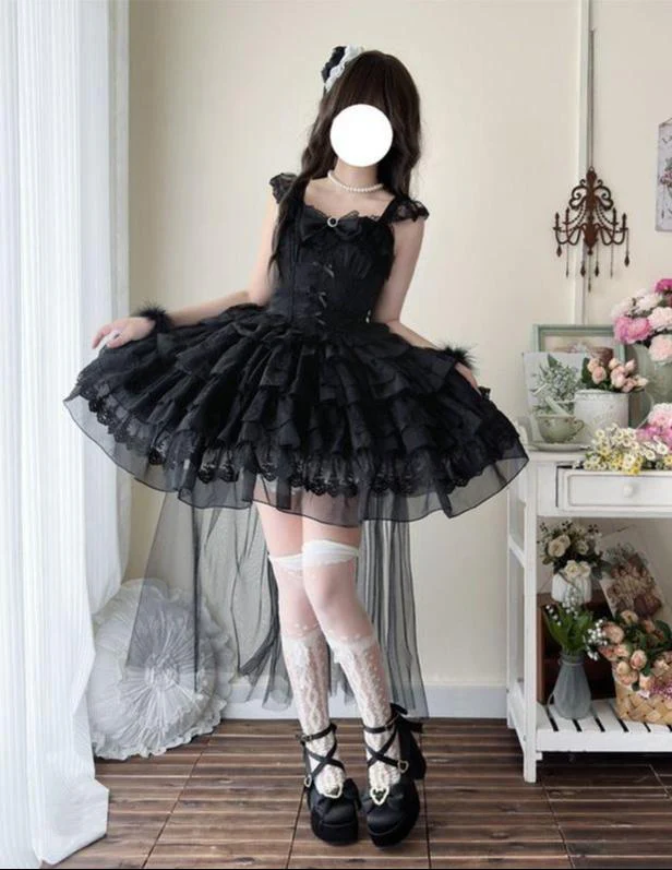 Phoenix Rise - Sweet Lolita Wedding JSK, Bullet Dress Inspired - Image 6