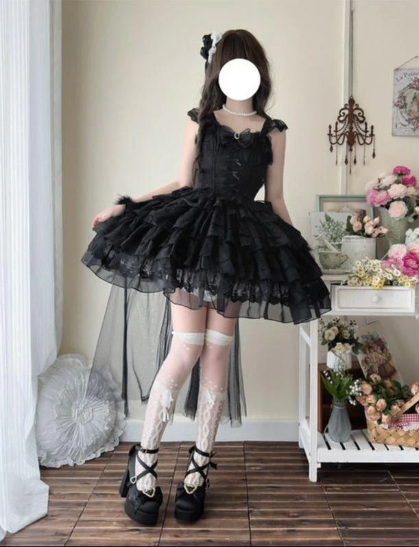 Phoenix Rise - Sweet Lolita Wedding JSK, Bullet Dress Inspired - Image 7