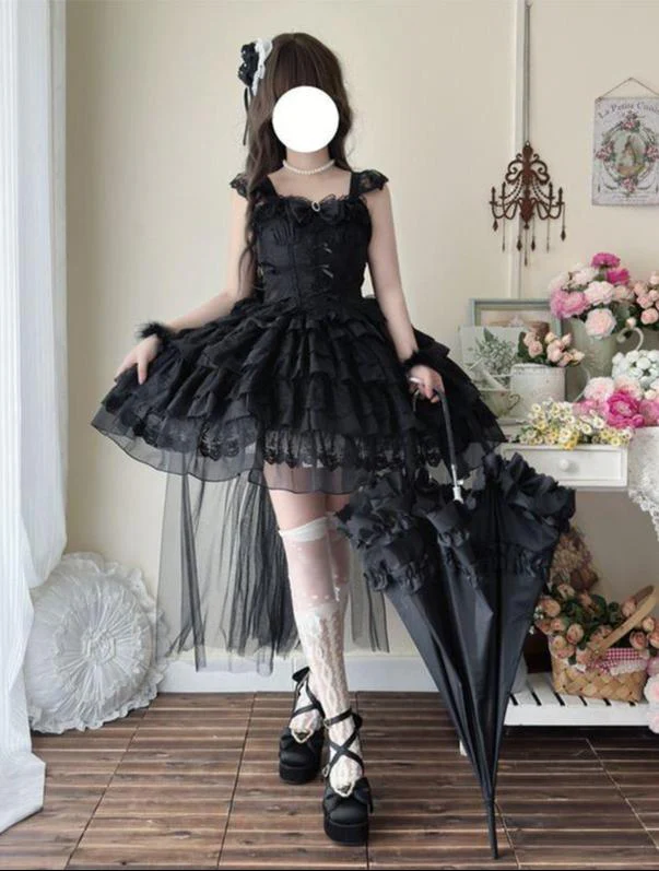 Phoenix Rise - Sweet Lolita Wedding JSK, Bullet Dress Inspired - Image 8