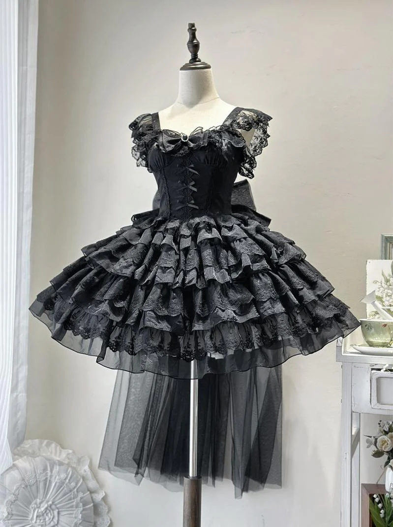 Phoenix Rise - Sweet Lolita Wedding JSK, Bullet Dress Inspired - Image 9