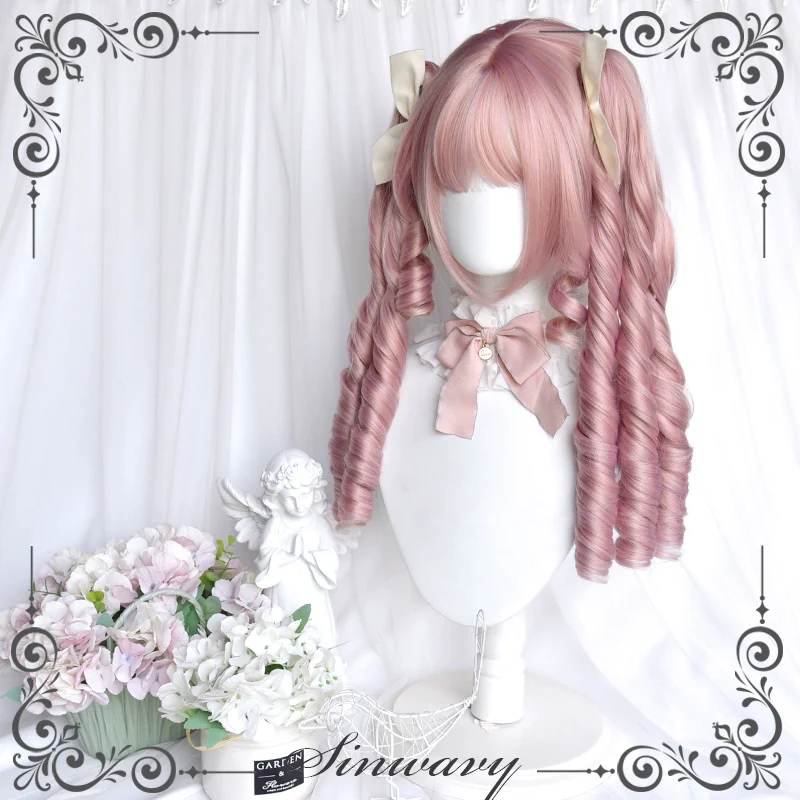 Sinwavy - Sweet Lolita Wig, Detachable Roman Curl Ponytail - Image 3