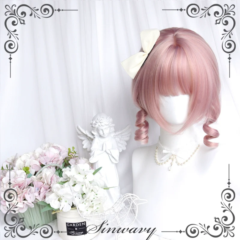 Sinwavy - Sweet Lolita Wig, Detachable Roman Curl Ponytail - Image 4