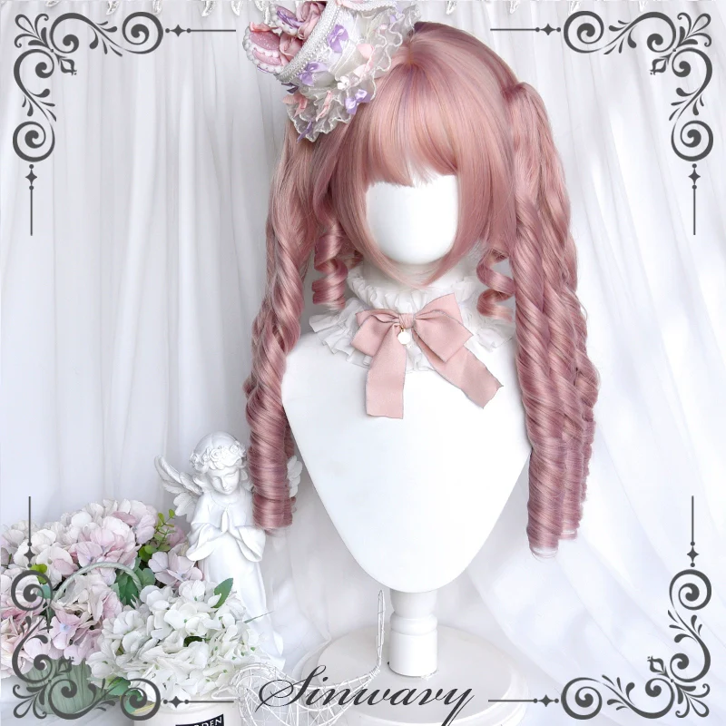 Sinwavy - Sweet Lolita Wig, Detachable Roman Curl Ponytail - Image 5