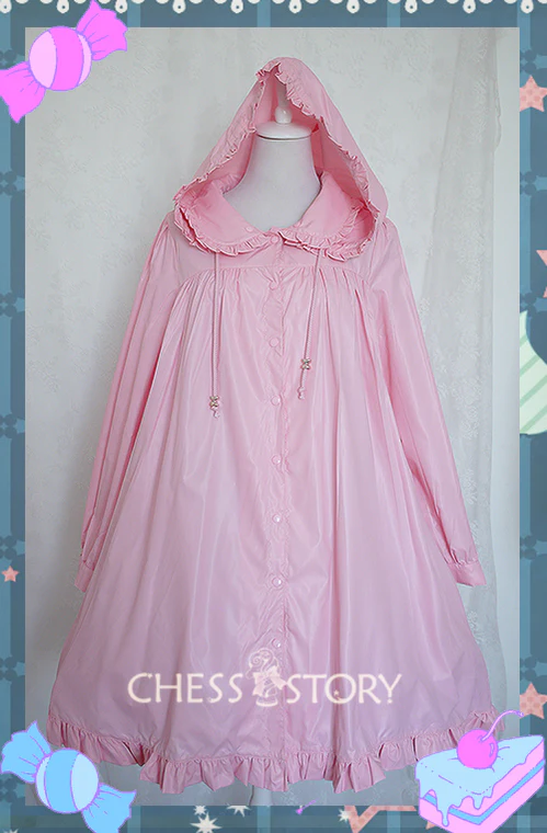 Sweet Rainbow - Elegant Lolita Raincoat Loose Windbreaker - Image 12