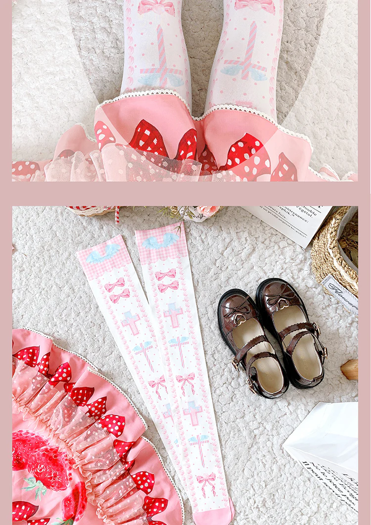 Roji roji - Sweet Bow Lolita Thigh stockings - Image 10
