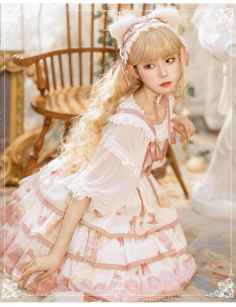 Sweet Rock Candy Cat Lolita JSK - Image 5