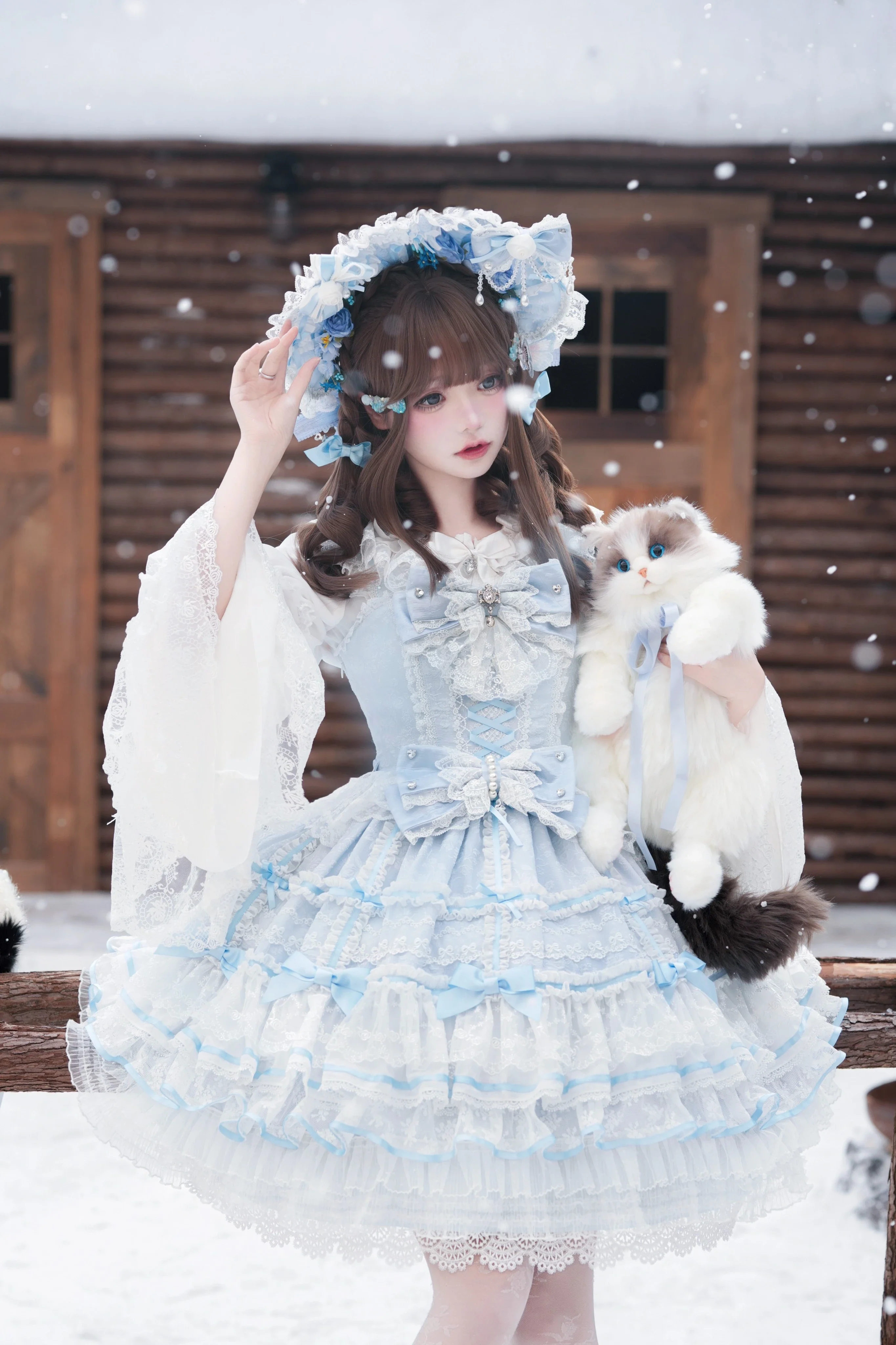Flower Banquet - Wishing Star - Sweet Wedding Lolita JSK Bridal Lolita Dress - Image 16