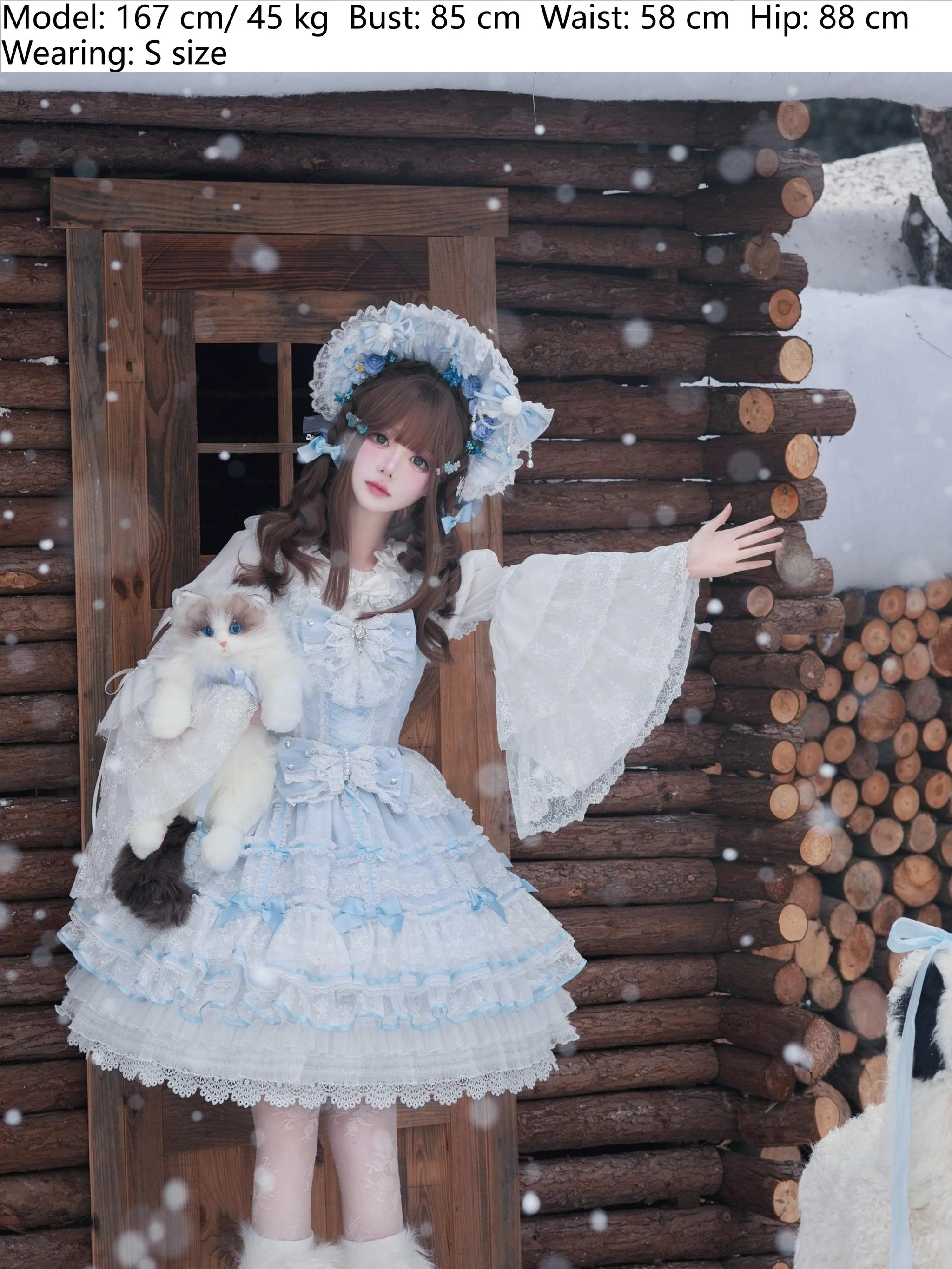 Flower Banquet - Wishing Star - Sweet Wedding Lolita JSK Bridal Lolita Dress - Image 18