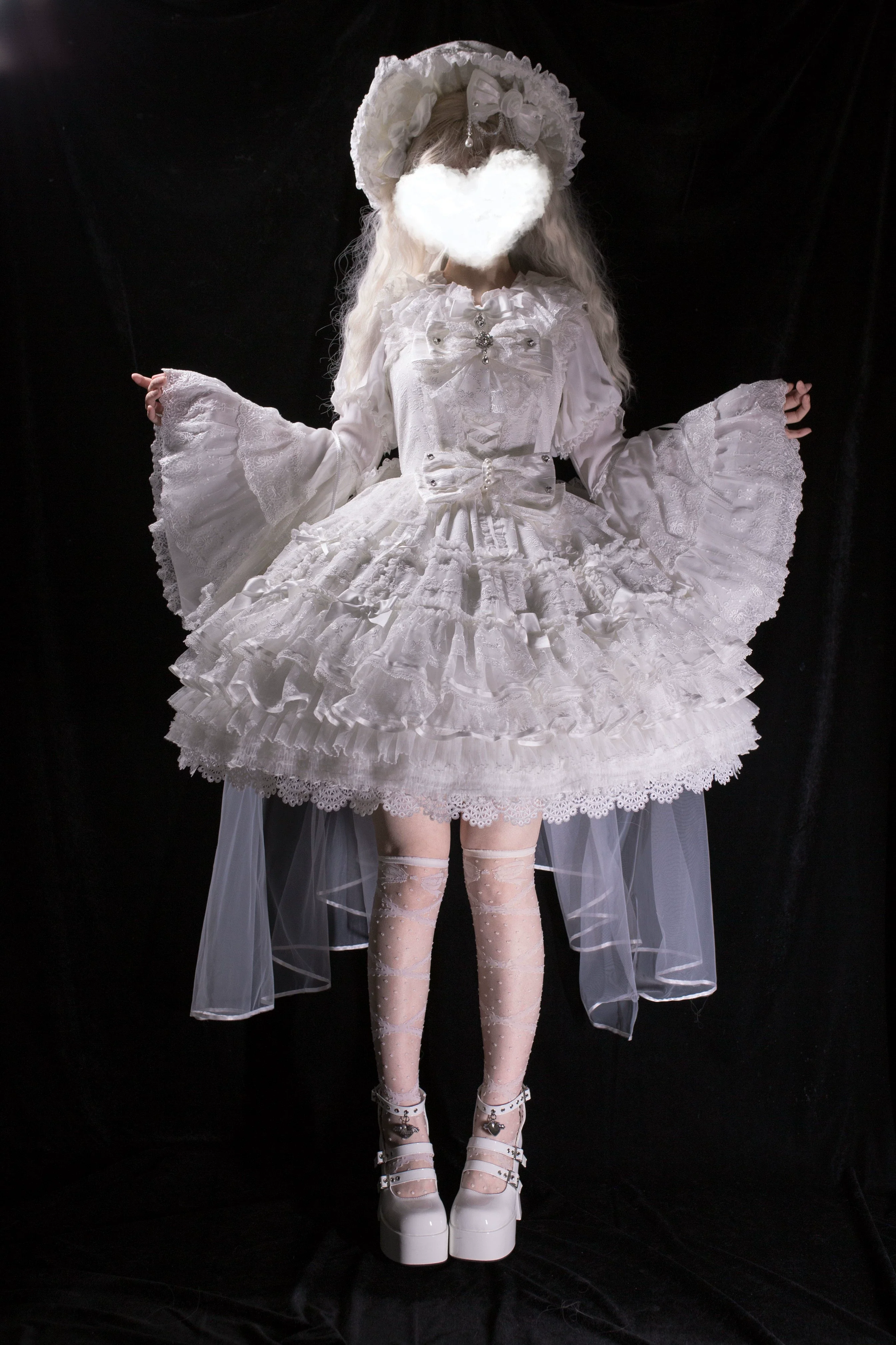 Flower Banquet - Wishing Star - Sweet Wedding Lolita JSK Bridal Lolita Dress - Image 26